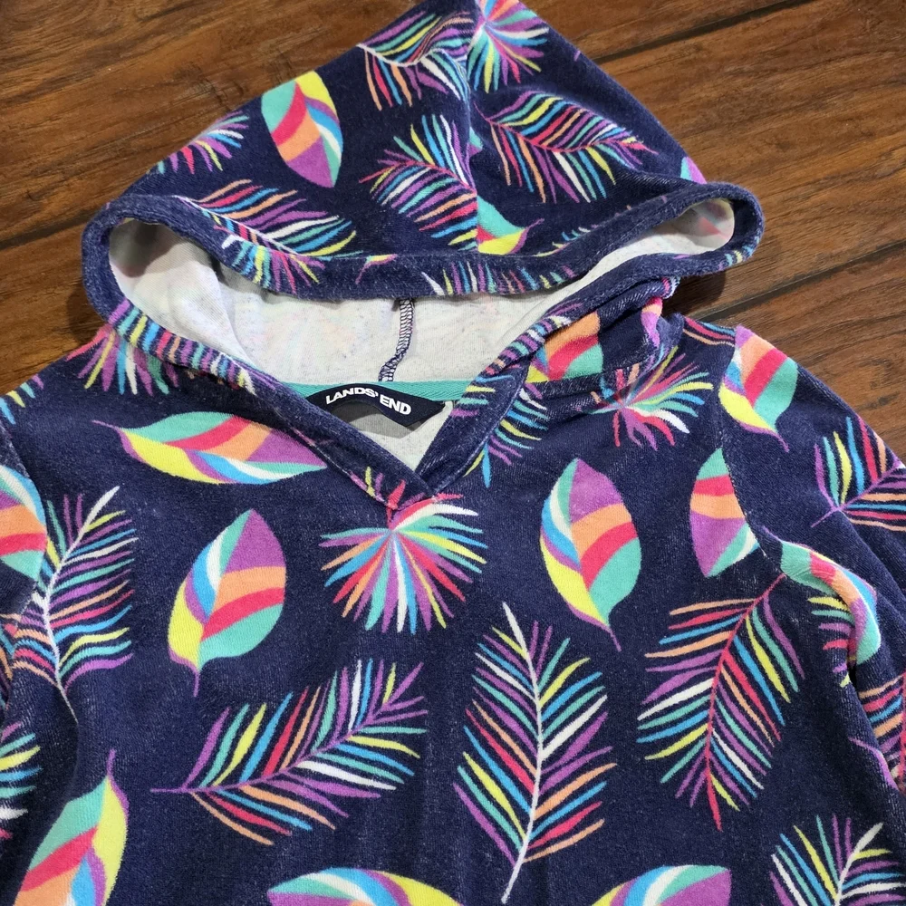 Colorful Feather Pattern Hoodie - Picture 4 of 7
